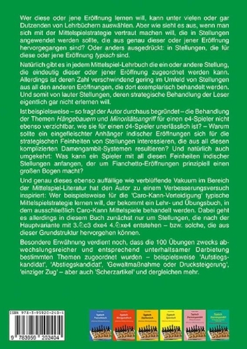 Buchcover und Innenansicht für das Buch: Typisch Caro-Kann - Hauptvariante mit 3. Sc3 dxe4 4 .Sxe4
