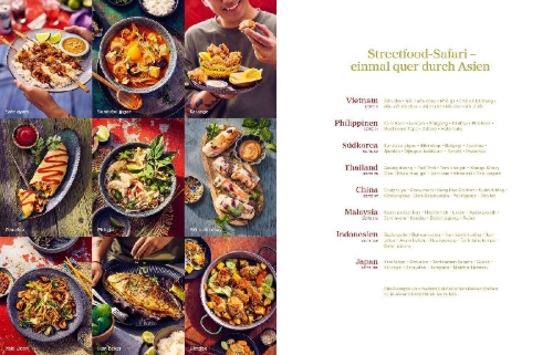 Buchcover und Innenansicht für das Buch: Taste of Asia