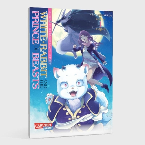 Buchcover und Innenansicht für das Buch: Shiro Usagi to Kemono no Ouji: Niehime to Kemono no Ou Spin-off