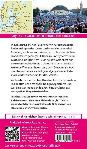 Buchcover und Innenansicht für das Buch: Reise Know-How CityTrip Tallinn