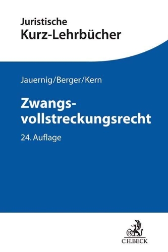 Buchcover und Innenansicht für das Buch: Zwangsvollstreckungsrecht
