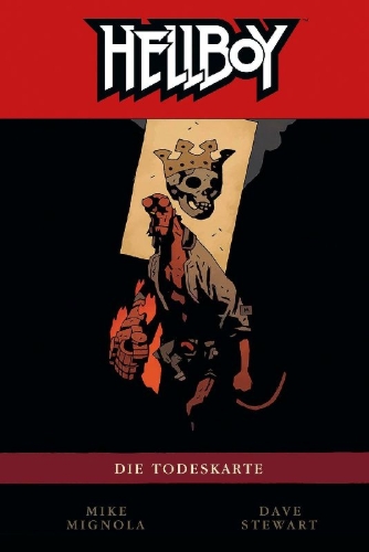Buchcover und Innenansicht für das Buch: Hellboy in Hell Volume 2: The Death Card