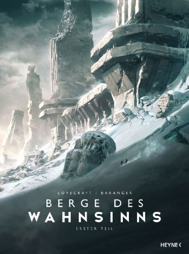Buchcover und Innenansicht für das Buch: The Illustrated At The Mountains of Madness, Book 1