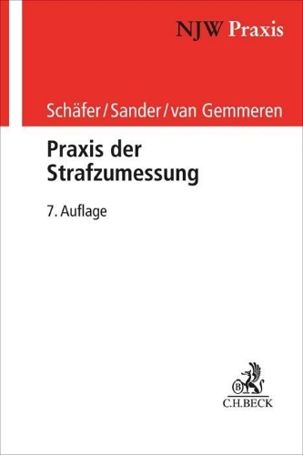 Buchcover und Innenansicht für das Buch: Praxis der Strafzumessung