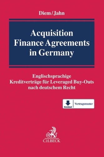 Buchcover und Innenansicht für das Buch: Acquisition Finance Agreements in Germany