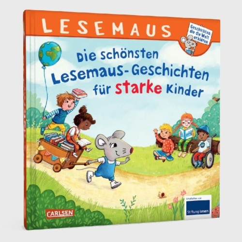 Buchcover und Innenansicht für das Buch: LESEMAUS Sonderbände: Die schönsten Lesemaus-Geschichten für starke Kinder