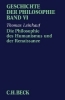 Buchcover und Innenansicht für das Buch: Die Philosophie des Humanismus und der Renaissance