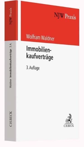 Buchcover und Innenansicht für das Buch: Immobilienkaufverträge
