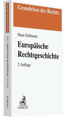 Buchcover und Innenansicht für das Buch: Europäische Rechtsgeschichte