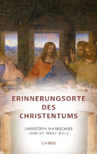 Buchcover und Innenansicht für das Buch: Erinnerungsorte des Christentums