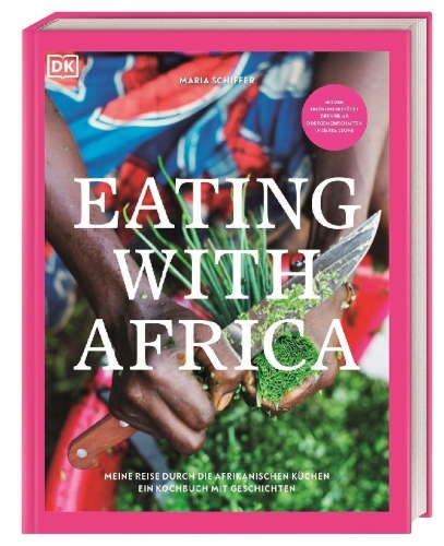 Buchcover und Innenansicht für das Buch: Eating with Africa