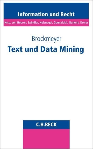 Buchcover und Innenansicht für das Buch: Text und Data Mining