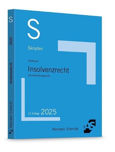 Buchcover und Innenansicht für das Buch: Skript Insolvenzrecht