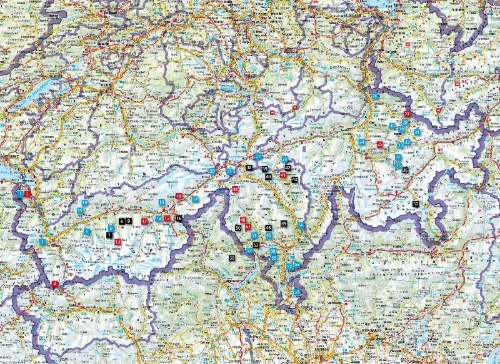 Buchcover und Innenansicht für das Buch: Gratwandern Südschweiz