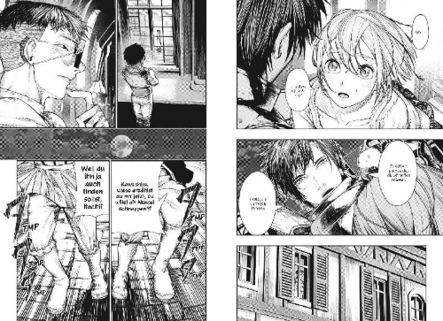 Buchcover und Innenansicht für das Buch: Chi wo Hau Boukoku no Oujo
