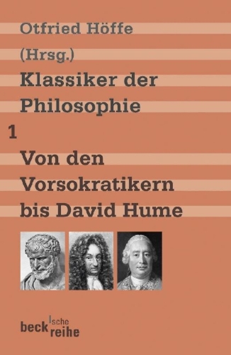 Buchcover und Innenansicht für das Buch: Klassiker der Philosophie 1: Von den Vorsokratikern bis David Hume
