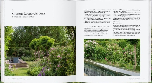 Buchcover und Innenansicht für das Buch: Die geheimen Gärten von Sussex und Kent