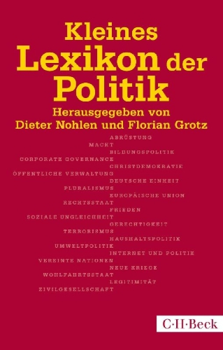 Buchcover und Innenansicht für das Buch: Kleines Lexikon der Politik
