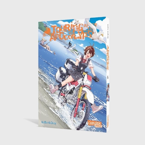 Buchcover und Innenansicht für das Buch: Shuumatsu Touring