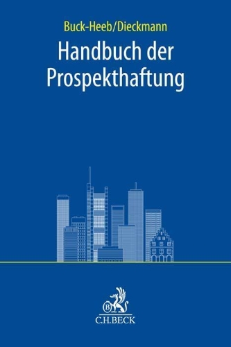 Buchcover und Innenansicht für das Buch: Handbuch der Prospekthaftung