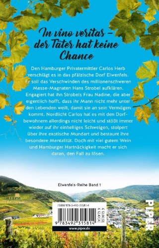 Buchcover und Innenansicht für das Buch: Rebenopfer