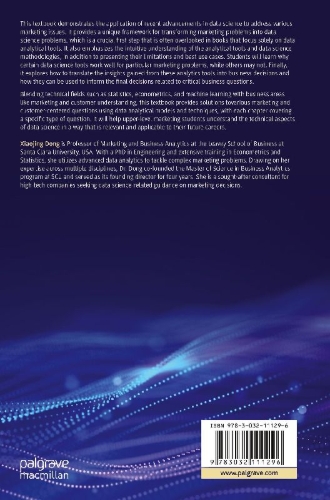 Buchcover und Innenansicht für das Buch: Marketing Analytics and Data Science