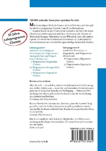Buchcover und Innenansicht für das Buch: Lehrprogramm Chemie I