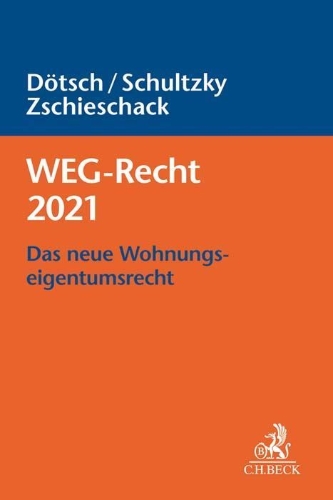 Buchcover und Innenansicht für das Buch: WEG-Recht 2021