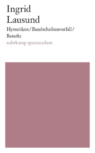 Buchcover und Innenansicht für das Buch: Hysterikon / Bandscheibenvorfall / Benefiz