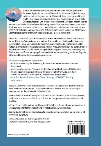 Buchcover und Innenansicht für das Buch: Scale-up Navigator