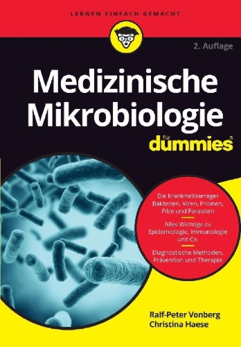 Buchcover und Innenansicht für das Buch: Medizinische Mikrobiologie für Dummies