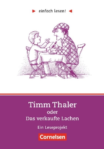 Buchcover und Innenansicht für das Buch: einfach lesen! Timm Thaler oder Das verkaufte Lachen. Aufgaben und Lösungen
