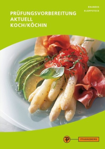 Buchcover und Innenansicht für das Buch: Prüfungsvorbereitung aktuell Koch/Köchin