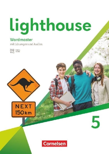 Buchcover und Innenansicht für das Buch: Lighthouse Band 5: 9. Schuljahr - General Edition - Wordmaster mit Lösungen und Audios