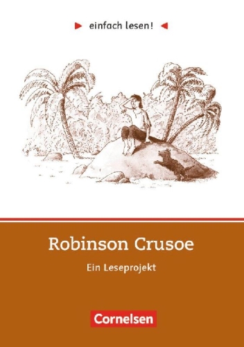 Buchcover und Innenansicht für das Buch: einfach lesen! Robinson Crusoe. Aufgaben und Übungen