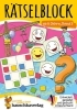 Buchcover und Innenansicht für das Buch: Rätselblock ab 5 Jahre - Band 3