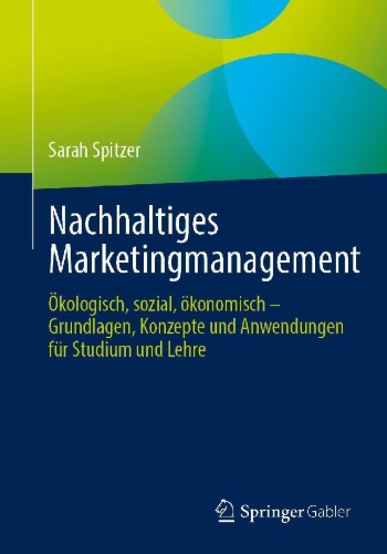Buchcover und Innenansicht für das Buch: Nachhaltiges Marketingmanagement
