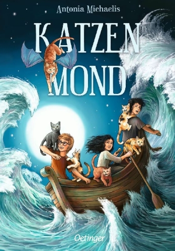 Buchcover und Innenansicht für das Buch: Katzenmond