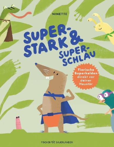 Buchcover und Innenansicht für das Buch: Superstark & superschlau