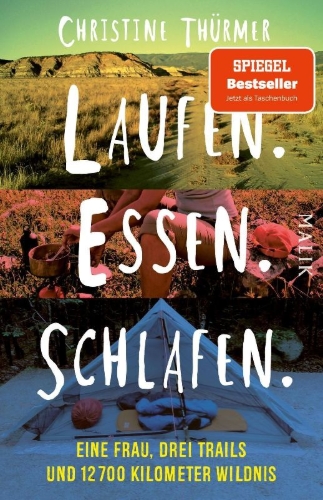 Buchcover und Innenansicht für das Buch: Laufen. Essen. Schlafen.