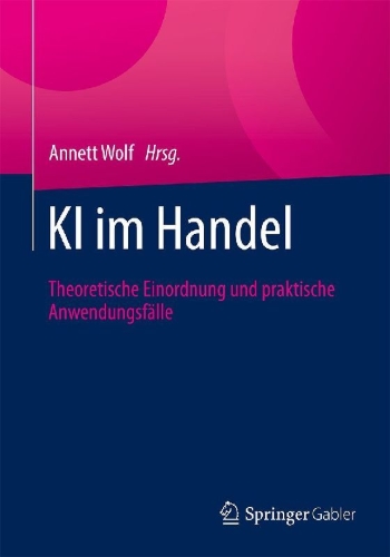 Buchcover und Innenansicht für das Buch: KI im Handel