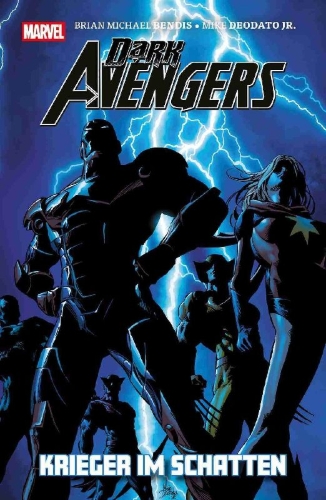 Buchcover und Innenansicht für das Buch: Dark Avengers: Krieger im Schatten (Pocket Edition)