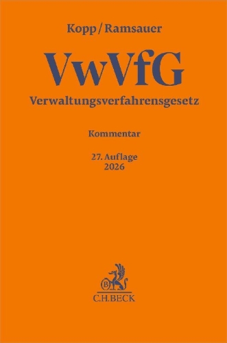 Buchcover und Innenansicht für das Buch: Verwaltungsverfahrensgesetz. VwVfG