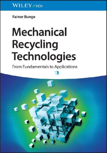 Buchcover und Innenansicht für das Buch: Mechanical Recycling Technologies