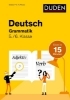 Buchcover und Innenansicht für das Buch: Deutsch in 15 Minuten - Grammatik 5./6. Klasse