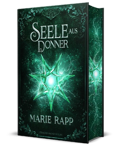 Buchcover und Innenansicht für das Buch: Seele aus Donner - Seelen-Saga 4 - Schmuckausgabe