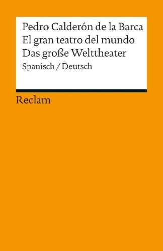 Buchcover und Innenansicht für das Buch: El gran teatro del mundo / Das große Welttheater