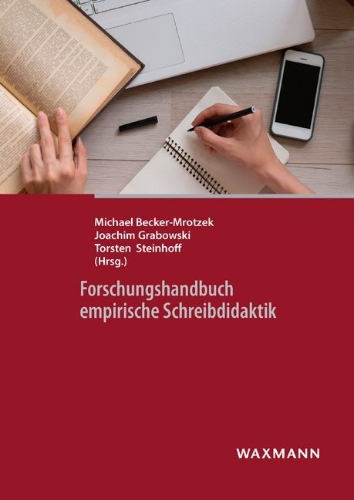Buchcover und Innenansicht für das Buch: Forschungshandbuch empirische Schreibdidaktik