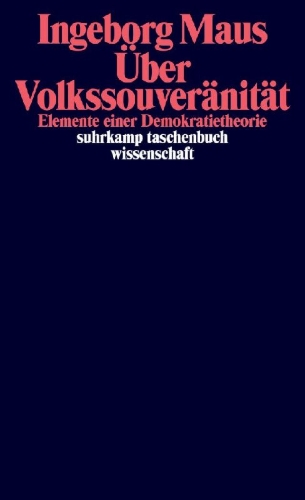 Buchcover und Innenansicht für das Buch: Über Volkssouveränität