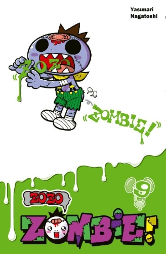Buchcover und Innenansicht für das Buch: ZOZOZO ZOMBIE-KUN